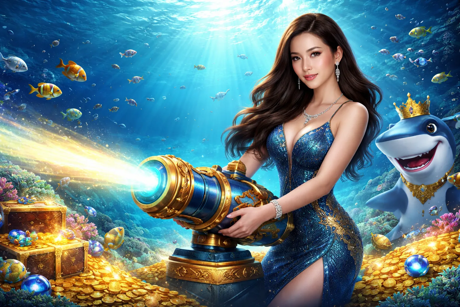 Hình ảnh động thể hiện các sản phẩm iGaming đa dạng như cá cược thể thao, casino trực tiếp và trò chơi slot
